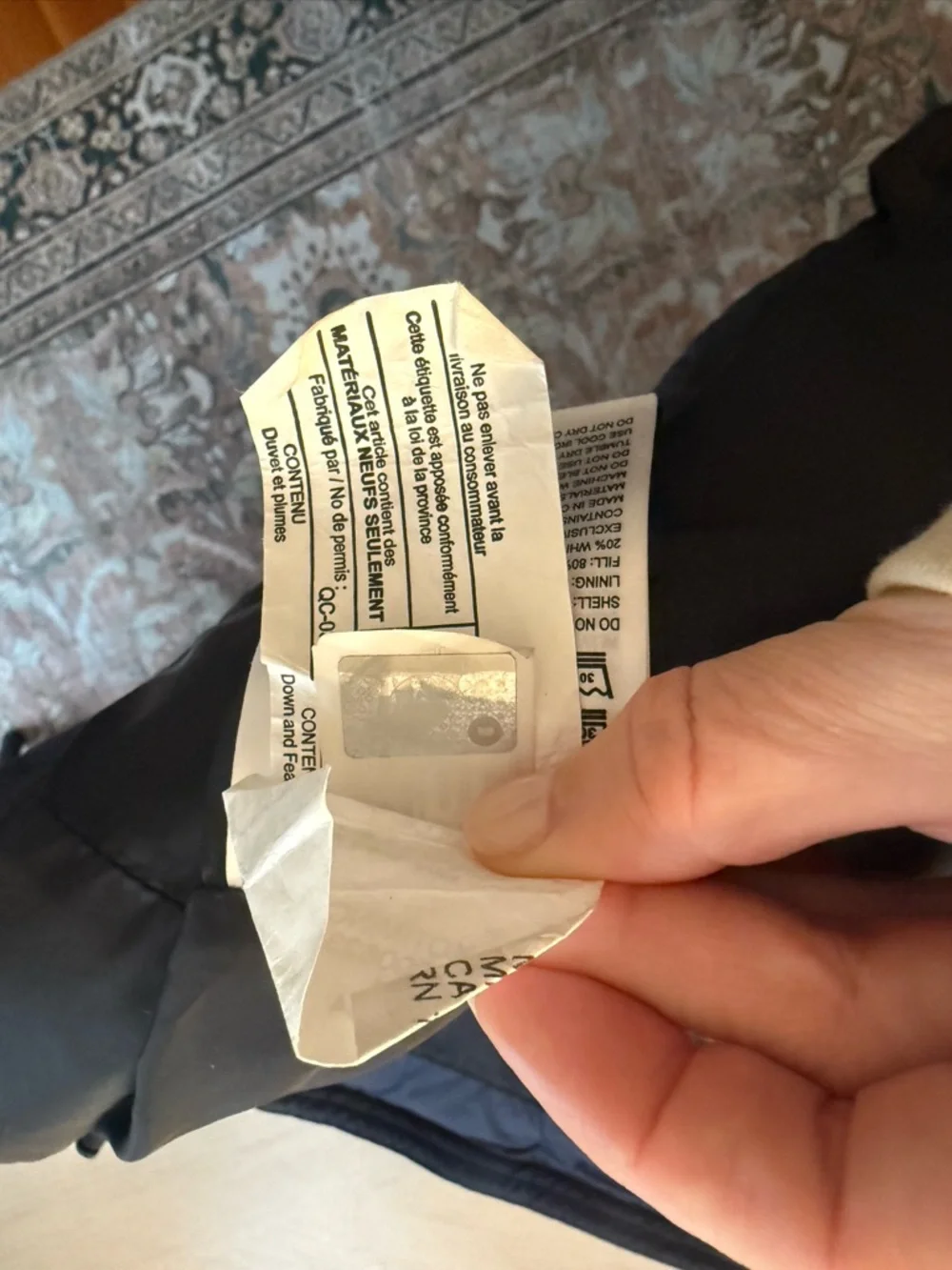 Canada Goose Navy Ellison Hooded Packable Puffer Jacket - Picture 13 of 13